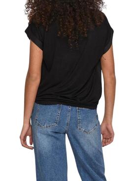 T-shirt Vila Viellette noir pour femme