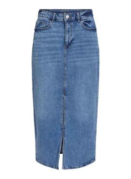 Jupe midi en denim Vila Vijaf pour femme