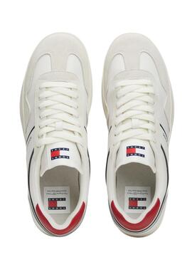 Chaussures Tommy Jeans Cupsole blanches pour homme