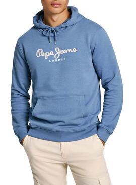 Sweatshirt Pepe Jeans Saul bleu pour homme