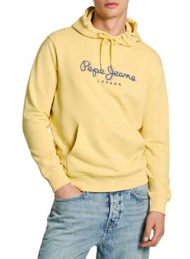 Sweatshirt Pepe Jeans Saul jaune pour homme