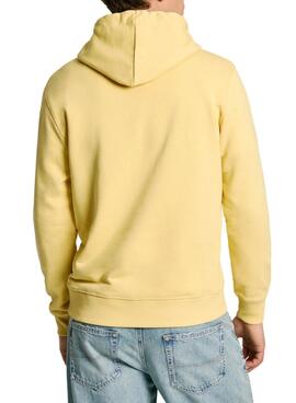 Sweatshirt Pepe Jeans Saul jaune pour homme