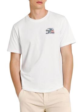 T-shirt Pepe Jeans Arshine blanc pour homme