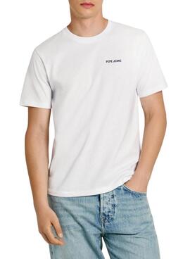 T-shirt Pepe Jeans Armind blanc pour homme