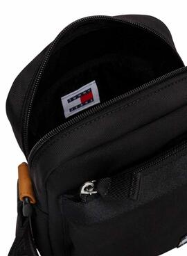 Sac Tommy Jeans Reporter Essential Daily noir pour homme