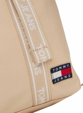Sac à main Tommy Jeans Essential Daily Mini Tote beige pour femme