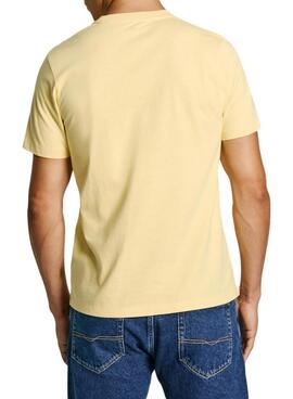 Maillot Pepe Jeans Abel jaune pour homme