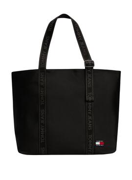 Sac à main Tommy Jeans Essential Daily Tote noir pour femme