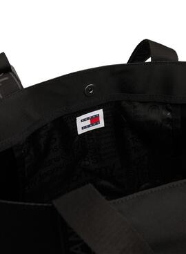 Sac à main Tommy Jeans Essential Daily Tote noir pour femme