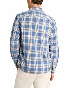 Chemise Pepe Jeans Markle bleue pour homme