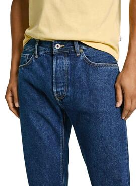 Jean Pepe Jeans ample en denim foncé pour homme