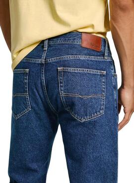 Jean Pepe Jeans ample en denim foncé pour homme