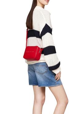 Sac à bandoulière Tommy Hilfiger Essential Must Camera rouge pour femme