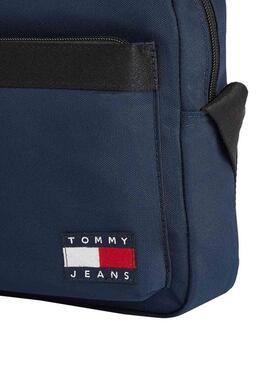 Sac en bandoulière Tommy Jeans Essential Daily Reporter bleu marine