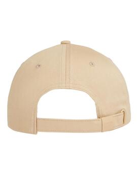 Casquette Tommy Jeans Flag beige pour hommes et femmes