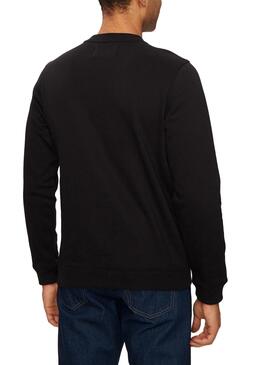 Sweatshirt Calvin Klein Jeans Outline Monologue noire pour homme