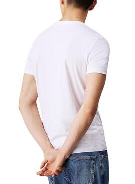 T-shirt Calvin Klein Jeans Seasonal Monologue blanc pour homme