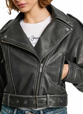 Veste Pepe Jeans Amalia noir pour femme