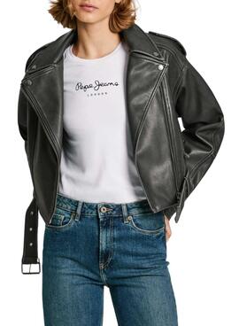 Veste Pepe Jeans Amalia noir pour femme