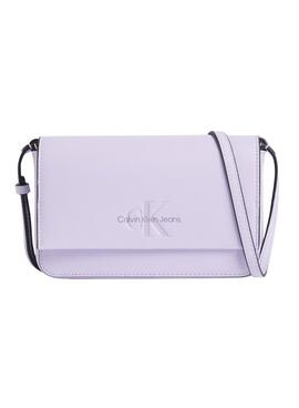 Sac bandoulière Calvin Klein Jeans Sculpted Phone mauve