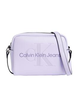 Sac Calvin Klein Jeans Sculpted mauve pour femme