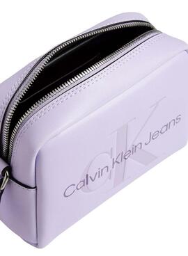 Sac Calvin Klein Jeans Sculpted mauve pour femme