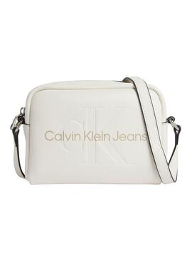 Sac Calvin Klein Jeans Sculpted Camera beige pour femme