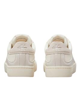 Sneakers Calvin Klein Jeans Classic en cuero beige