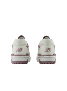 Baskets New Balance blanc et rose 550 pour femme