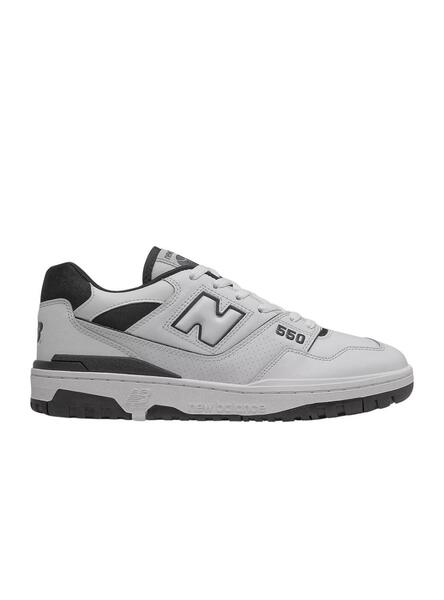 Chaussures New Balance 550 blanches et noires pour homme