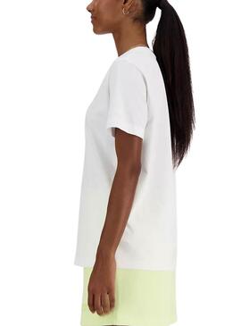 T-shirt New Balance Density Blanc pour Femme