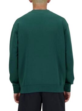 Sweat à capuche New Balance Essentials vert pour homme