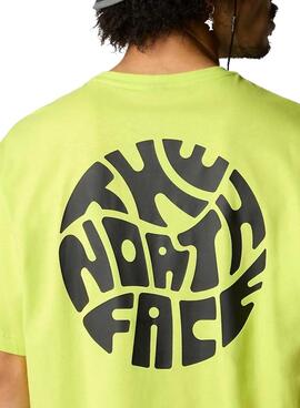 T-shirt The North Face Festival jaune pour homme