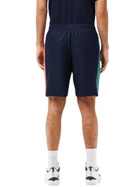 Short Lacoste courte marine pour homme