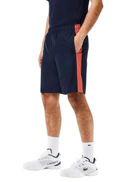 Short Lacoste courte marine pour homme