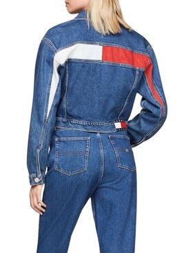 Veste en jean Tommy Jeans Claire Trucker bleu pour femme