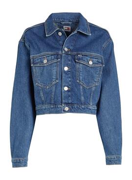 Veste en jean Tommy Jeans Claire Trucker bleu pour femme