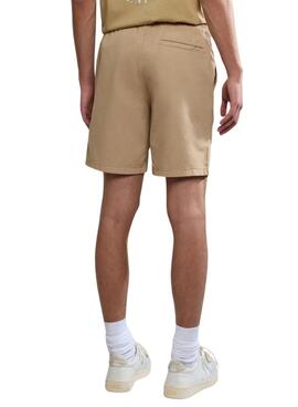 Chemise Napapijri Boyd beige pour homme et femme