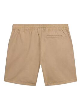 Chemise Napapijri Boyd beige pour homme et femme