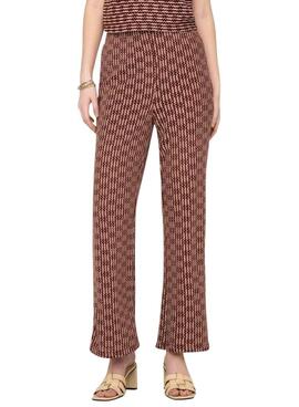 Pantalon Only Tove rouge pour femme