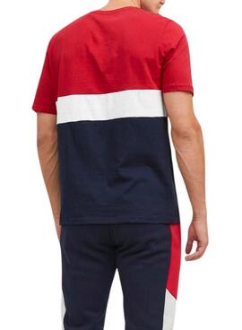 Maillot Jack and Jones Jereid rouge pour homme