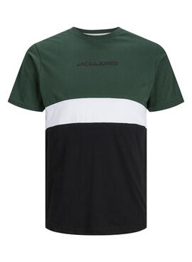 T-shirt Jack and Jones Jereid vert pour homme