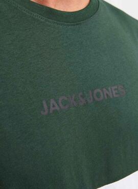 T-shirt Jack and Jones Jereid vert pour homme