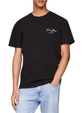 T-shirt Tommy Jeans vintage noir pour homme