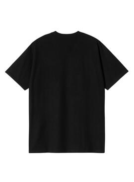 T-shirt Carhartt Amour Pocket noir pour homme