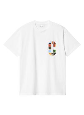 T-shirt Carhartt Machine blanc pour homme