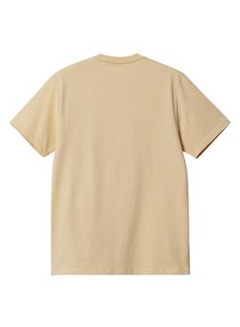 T-shirt Carhartt Pocket beige pour homme