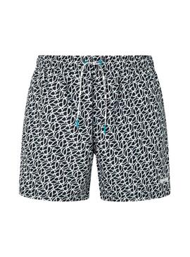 Maillot de bain Pepe Jeans Print Noir pour Homme