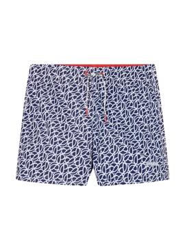 Maillot Pepe Jeans Imprimé Marine Pour Homme