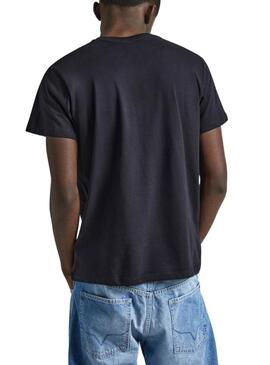 T-shirt Pepe Jeans Eggo Noir Pour Homme